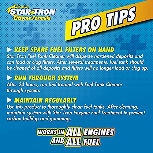 STAR BRITE Star Tron Fuel Tank Cleaner Remove Sludge, Varnish & Other