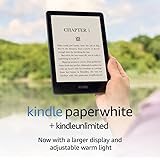 Kindle Paperwhite (16 GB) – Now with a 6.8" display and adjustable warm light + 3 Months Free Kindle Unlimited (with auto-ren