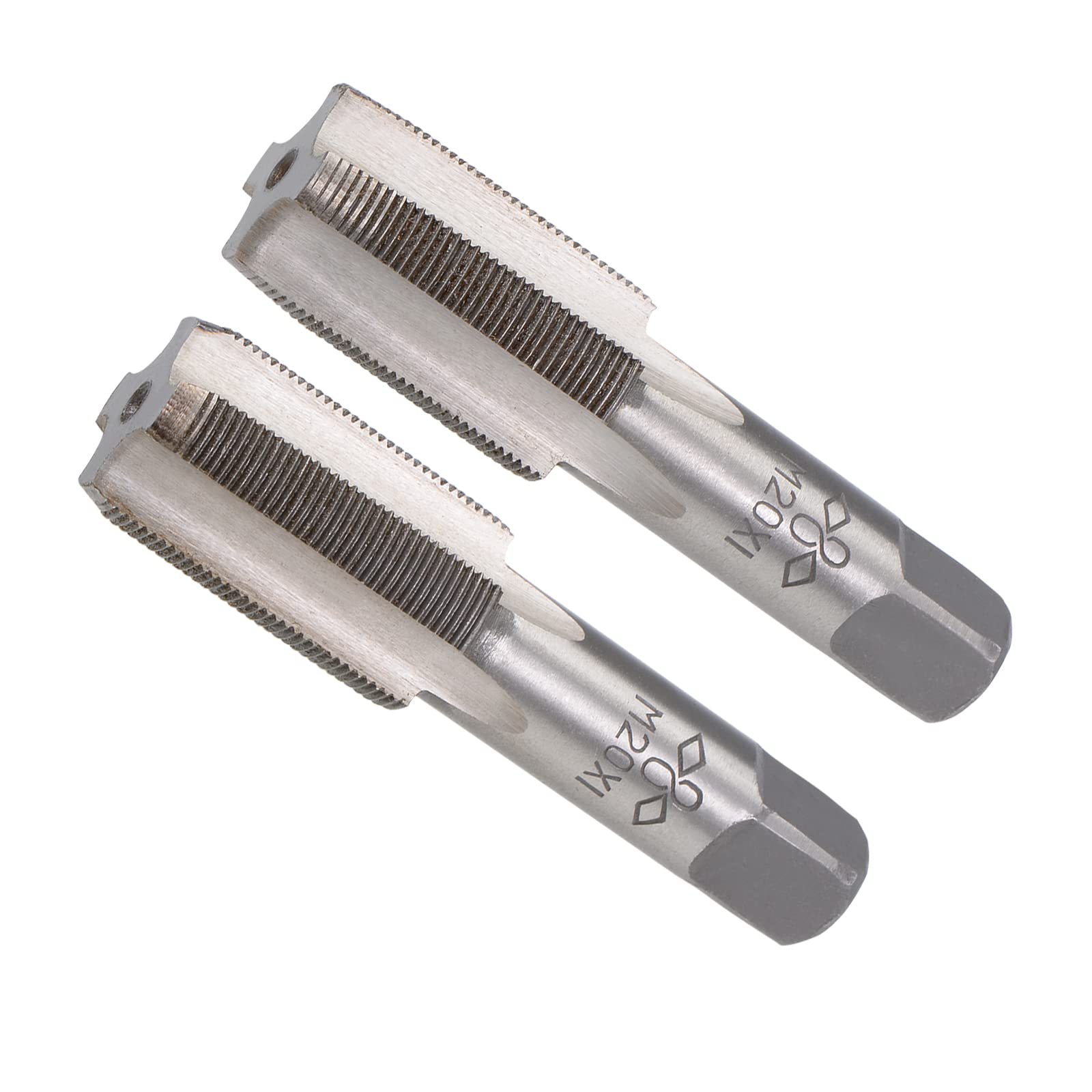 CoCud Hand Threading Taps, M20 x 1 Thread, Metric Alloy Tool Steel Screw Tapping Taper Bottom Tap - (Applications: for Machine Thread Repair), 1-Pair — image 1