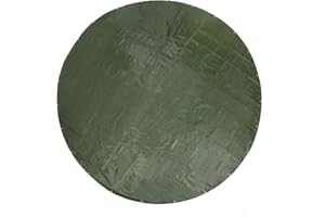 GUARD SHIELD Round Tarp Waterproof Heavy Duty Green 12 Feet Cover Outdoor Inflatable Pool Ground Cloth Tarps for Under Pool