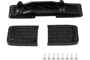 Kcgani Stilt Sole Anti-Slip Pads Replacement Kits for Drywall, Non-Slip Drywall Stilts Accessories Sole Foot Pads with Screw, Rubber Floor Tripod Pads Replacement Part for Construction, 1Pcs