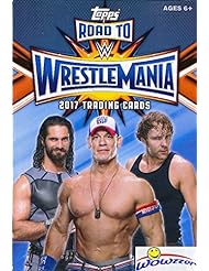 2017 Topps WWE Road to Wrestlemania HUGE Factory Sealed HANGER Box with 42 Cards includes (5) EXCLUSIVE RTW Cards! Look for Cards,Relics & Autographs of WWE Superstars Sting, Jon Cena,Ric Flair & More