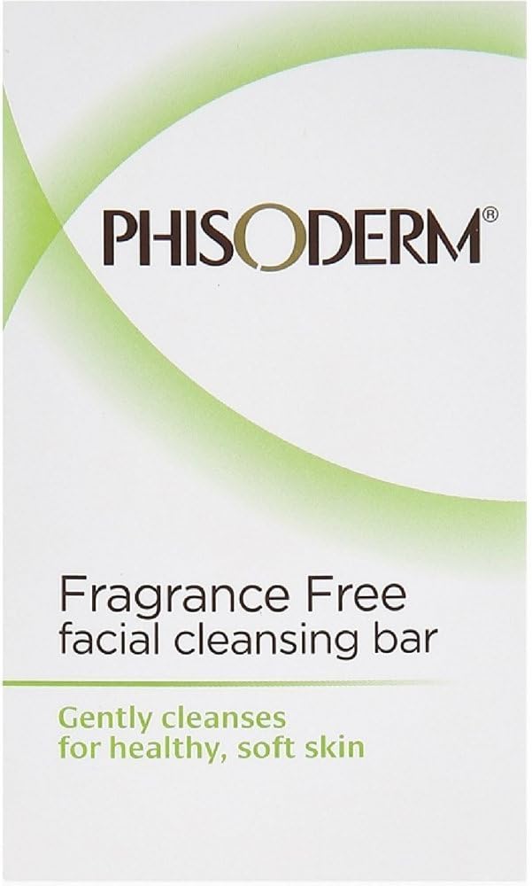 pHisoderm Facial Skin Cleansing Bar, Fragrance Free 2pack [2 x 3.3oz bars] (Pack of 5)