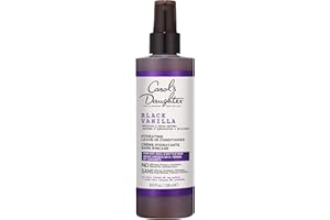 Carol's Daughter Black Vanilla Moisturizing Leave In Conditioner Spray, with Rosemary Oil, for Curly, Wavy Hair, 236ml