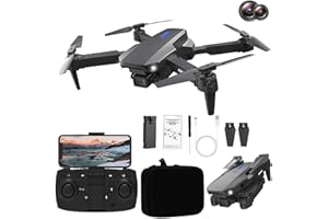 QONIOI Drone with Dual 1080P HD Camera, Foldable Aerial RC Quadcopter with Altitude Hold, Headless Mode, Trajectory Flight, App Control, Speed Adjustment Gifts for Boys Girls #3