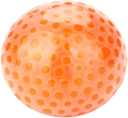 orange squishy ball