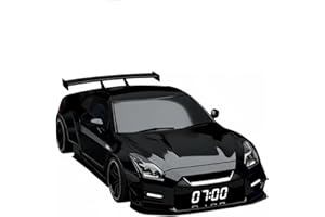 Hyper-car Alarm Clock, Car Alarm Clock, with Crystal Clear LED Display Screen, Modern Sports Car Nightstand Clocks, Interior 