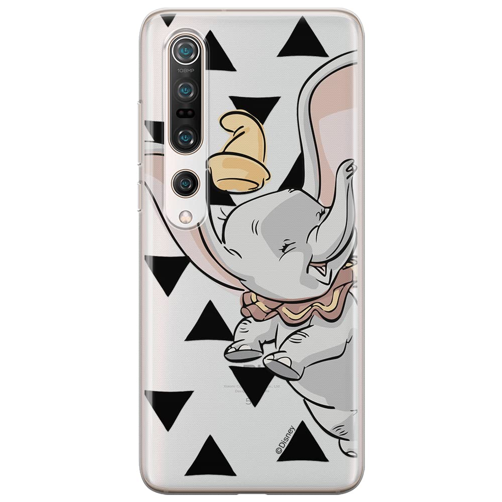 ERT GROUP mobile phone case for Xiaomi MI 10 / MI 10 PRO original and officially Licensed Disney pattern Dumbo 001 optimally adapted to the shape of the mobile phone, partially transparent