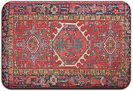 Non Slip Door Mat Outdoor, Decorative Garden Office Bathroom Door Mat with Non Slip, Persian Durable 40 X 60 Bath Mat Non Skid Indoor/Outdoor/Front Entrance Doormats Bathroom Kitchen Decor Rug Mat