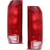 PIT66 Tail Lights Fit Ford F150 Bronco 1990-1996 /Fit F250 F350 1990-1997 | Tail Lamp Rear Tail Lights Assembly Left Driver And Right Passenger Side Luz Trasera