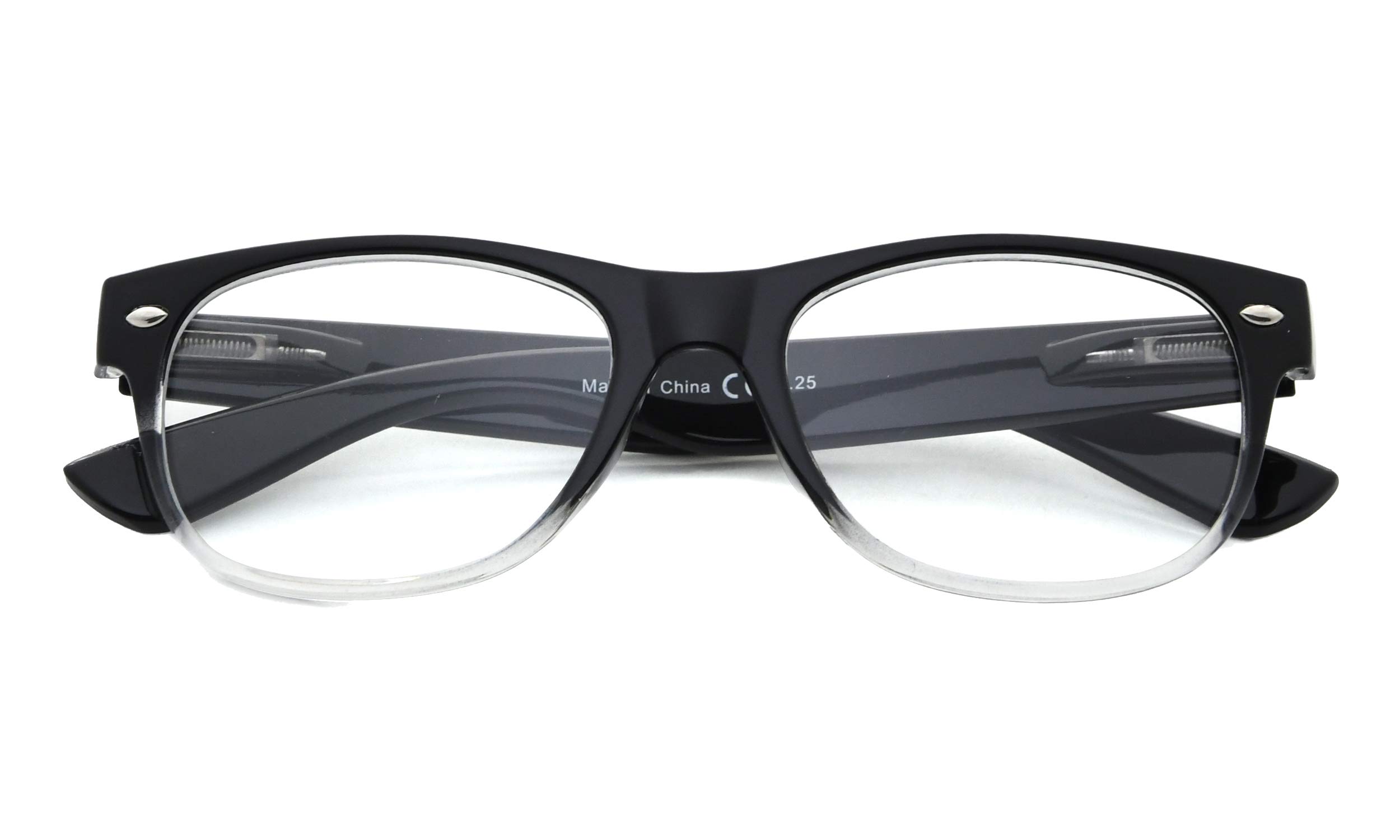 Eyekepper 5 Pack Reading Glasses - Vintage Sun Readers With Spring Hinge, +2.50 Strength