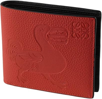 Amazon ロエベ Loewe メンズ 折り財布 レッド系 103 06 302 7100 財布