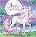 Unicorn Fantasy Birthday Party Supplies Pack For 16 Guests | Includes 16 Dessert Plates and 32 “Happy Birthday” Luncheon Napkins | Girl’s Birthday Party Supplies | Unicorn Birthday Party Supplies