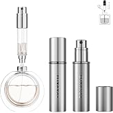 Travalo ESSENTI Refillable Travel Perfume Atomizer, 5 ml, Black | Bottom-fill system, fine mist spray and protective outer case for handbags, carry-on luggage and everyday use