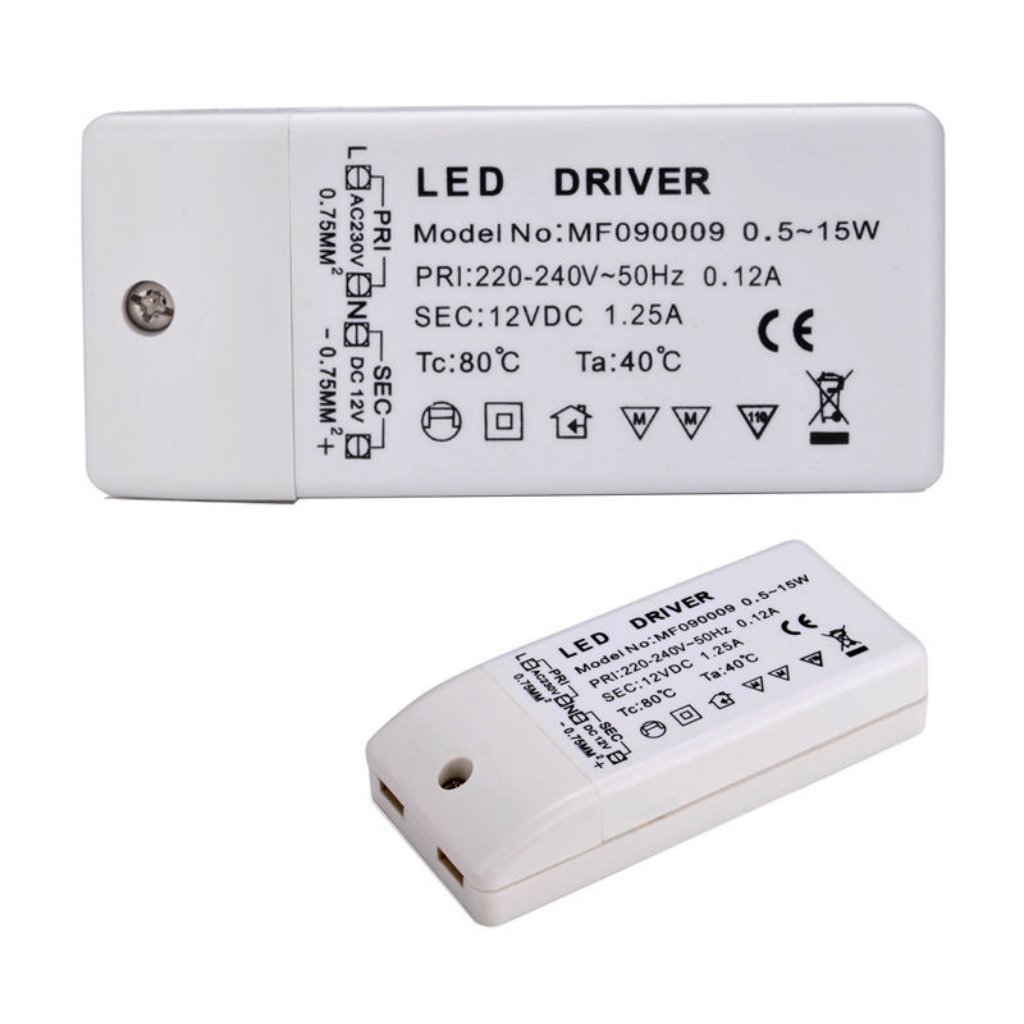15W LED Driver Transformer for MR16 MR11 G4 LED Light Bulb Lamps and ...