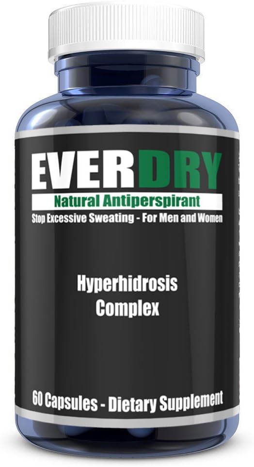 Ever Dry Natural Antiperspirant Supplement Hyperhidrosis Treatment
