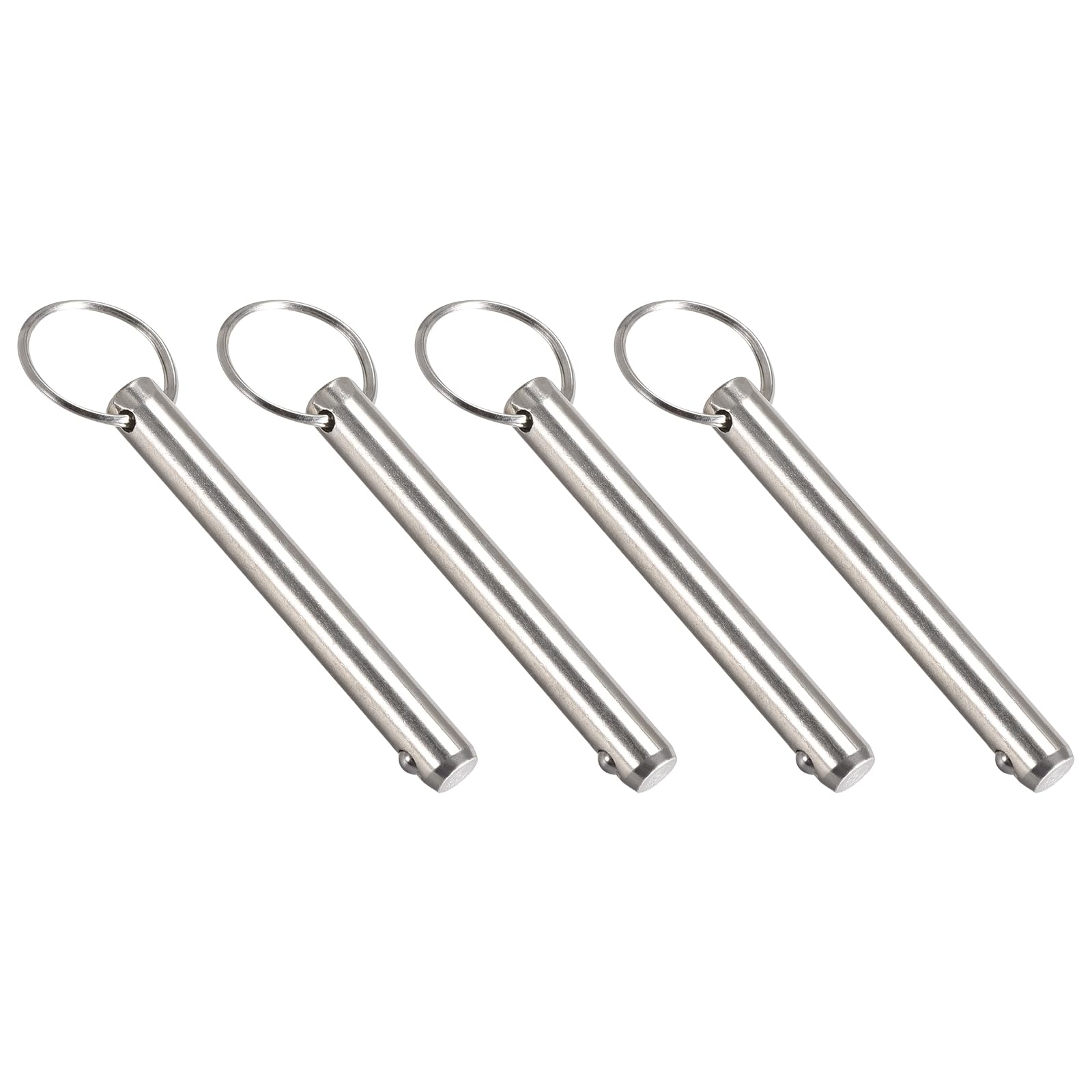 METALLIXITY Quick Release Pins (10mmx83mm) 4Pcs, Carbon Steel Pull Pin - for Shipbuilding, Ship Outfitting, Boat Top