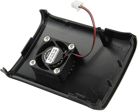 ZTH LDTR - Kit de Caja de Caja de ABS/Ventilador de enfriamiento WG0075 for Raspberry Pi 2 Modelo B (Negro) (Color : Black)