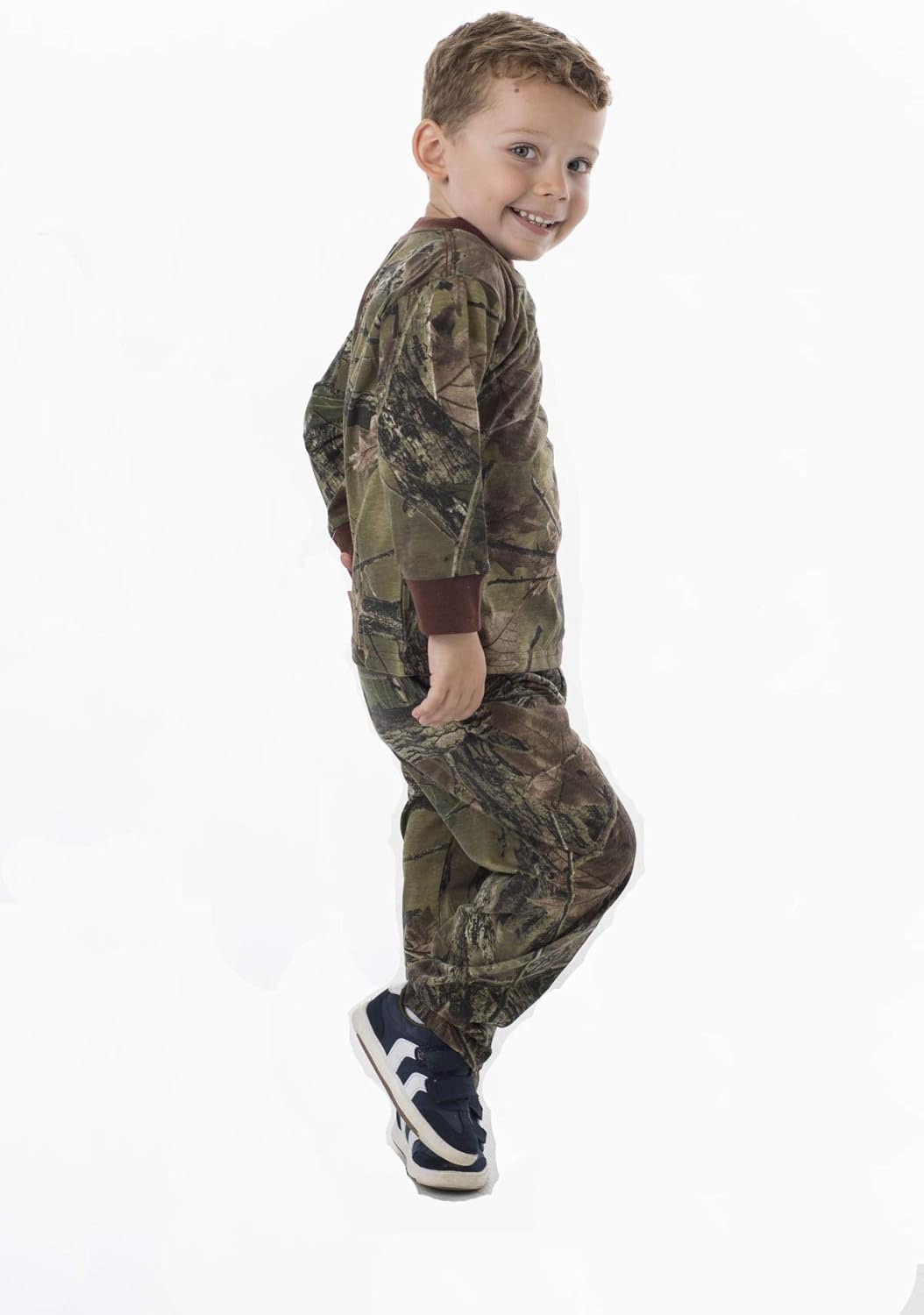 TrailCrest Infant - Toddler Cotton Camo Long Sleeve T-Shirt and Long Pants Set: Clothing