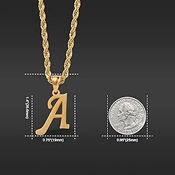 Kalapure Initial Charms Gold Initial Pendant 14k