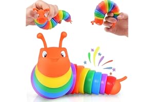 IFiwin Fidget Slug, Sensory Slug Fidget Toys for Autistic Kids & Adults, Autism Sensory Toys, Stress Toys, Toddler Toys, Birthday Gifts for Kids Aged 3+, Exercise Wrist & Stress Relief, ADHD Toys
