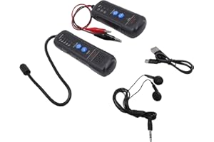 GOWENIC Underground Cable Locator, Electrical Wire Tracer, 6.6FT Deep 1640FT Length Wire Tracer Cable Tester with Earphone, L