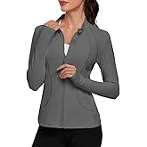 VUTRU Womens Workout Athletic Jackets Zip Up Sport Track Shirts Gym Yoga Sportswear with Pockets