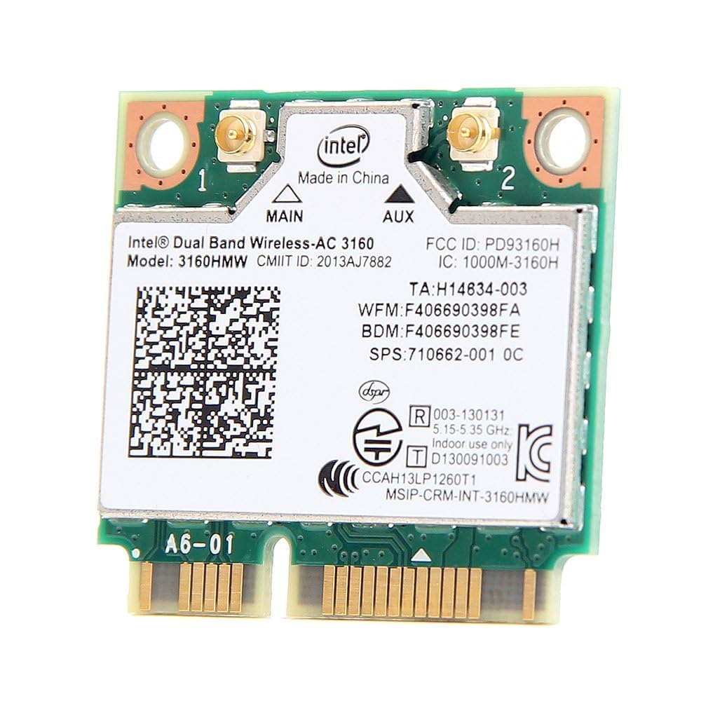 Intel Dual Band Wireless-AC 3160 - network adapter
