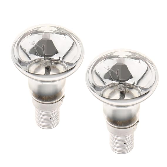 Sharplace 2 Stück 25 Watt R39 E14 Reflektor Scheinwerfer Lampe Ersatz Glühbirne für Lava Lampe