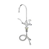 T&S Brass B-0300-WH4 Double Pantry Faucet, Single