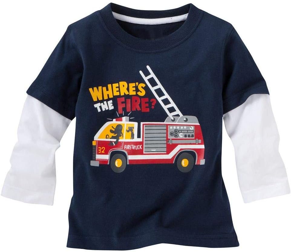 Mammybaby Baby Boy/Toddler/Kid's Long Sleeve T-Shirts(2-6 Years)