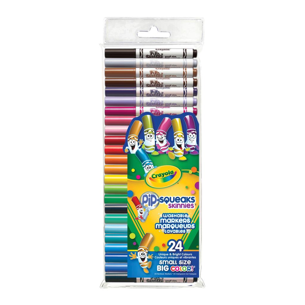 Crayola 24 PipSqueaks Skinnies Fine Line Washable Markers Amazon.ca