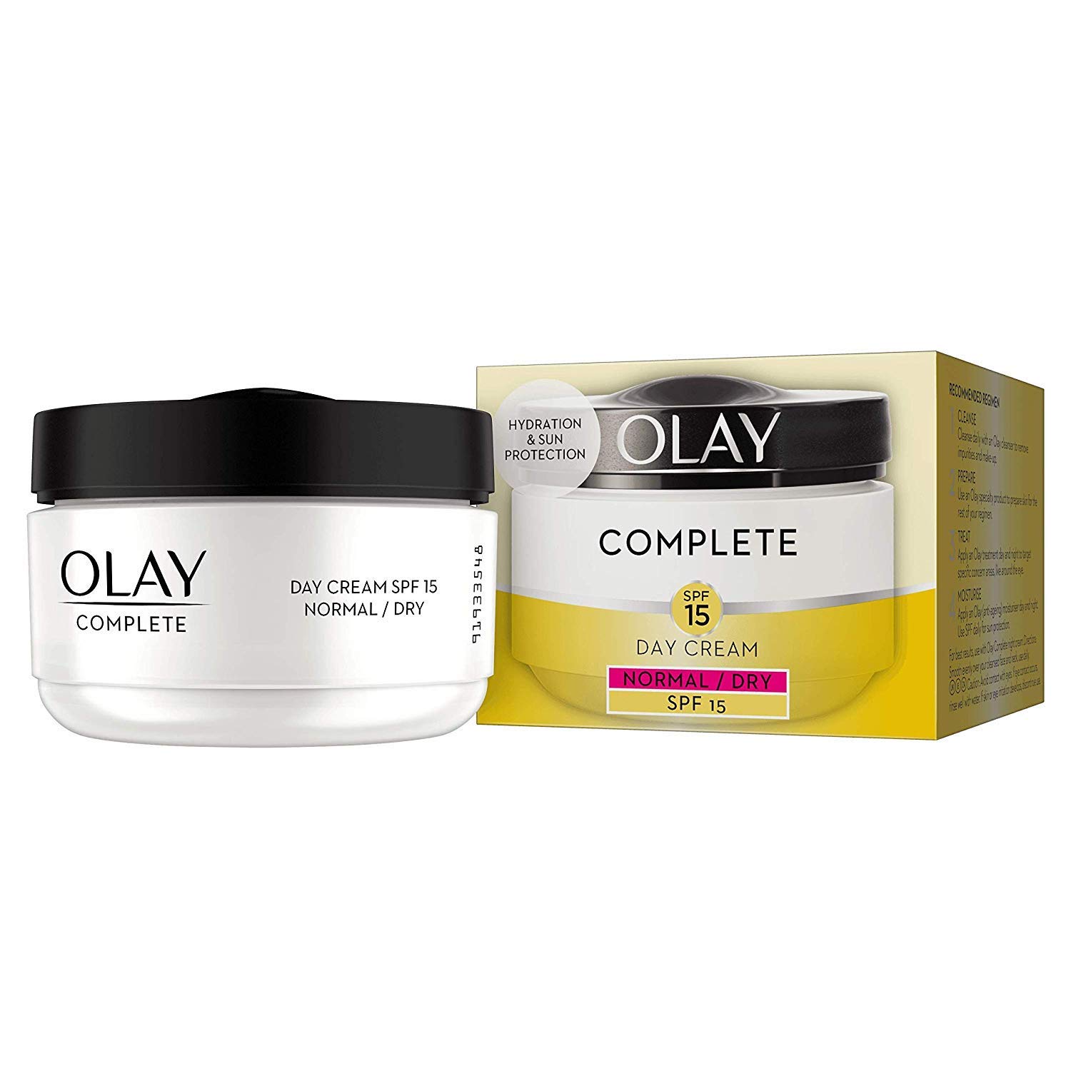 Amazon Com Olay Essentials Complete Care Day Cream Spf 15 For Normal And Dry Skin 1 7 Ounce Beauty
