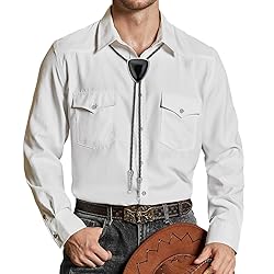 Joxevyia Bolo Tie for Men Vintage Handmade Cowboy