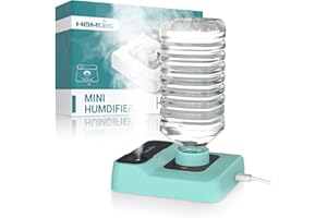 HOMDIS Portable Humidifiers for Travel, Small Mini Humidifier with Auto Shut-Off, Nightlight and Storage Bag for Hotel, Bedro