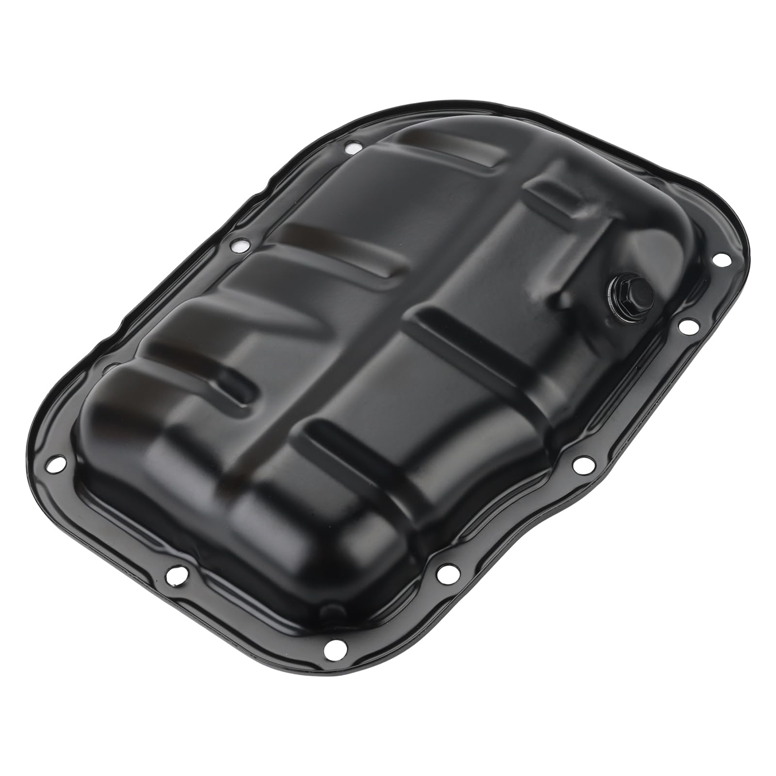 Lower Engine Oil Pan With Drain Plug, Oil Pans Sump 111101KC1A For Kicks 2017 2018