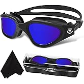 WIN.MAX Polarized Swimming Goggles Swim Pool Goggles Anti Fog Anti UV No Leakage Clear Vision for Men Women Adults Teenagers