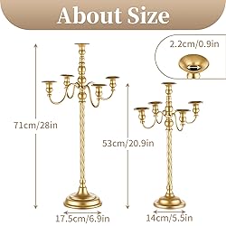 Sziqiqi 28In Floor Candelabra Tall Taper