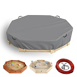 Waterproof Octagon Sandboxes Cover, Upgraded with
