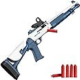 Tovol Zerky Soft Foam Blaster Toy Dart Gun Spring- Air Pump Shotgun Play Set Shell Ejecting with Scope and Bullets for Teens Youth