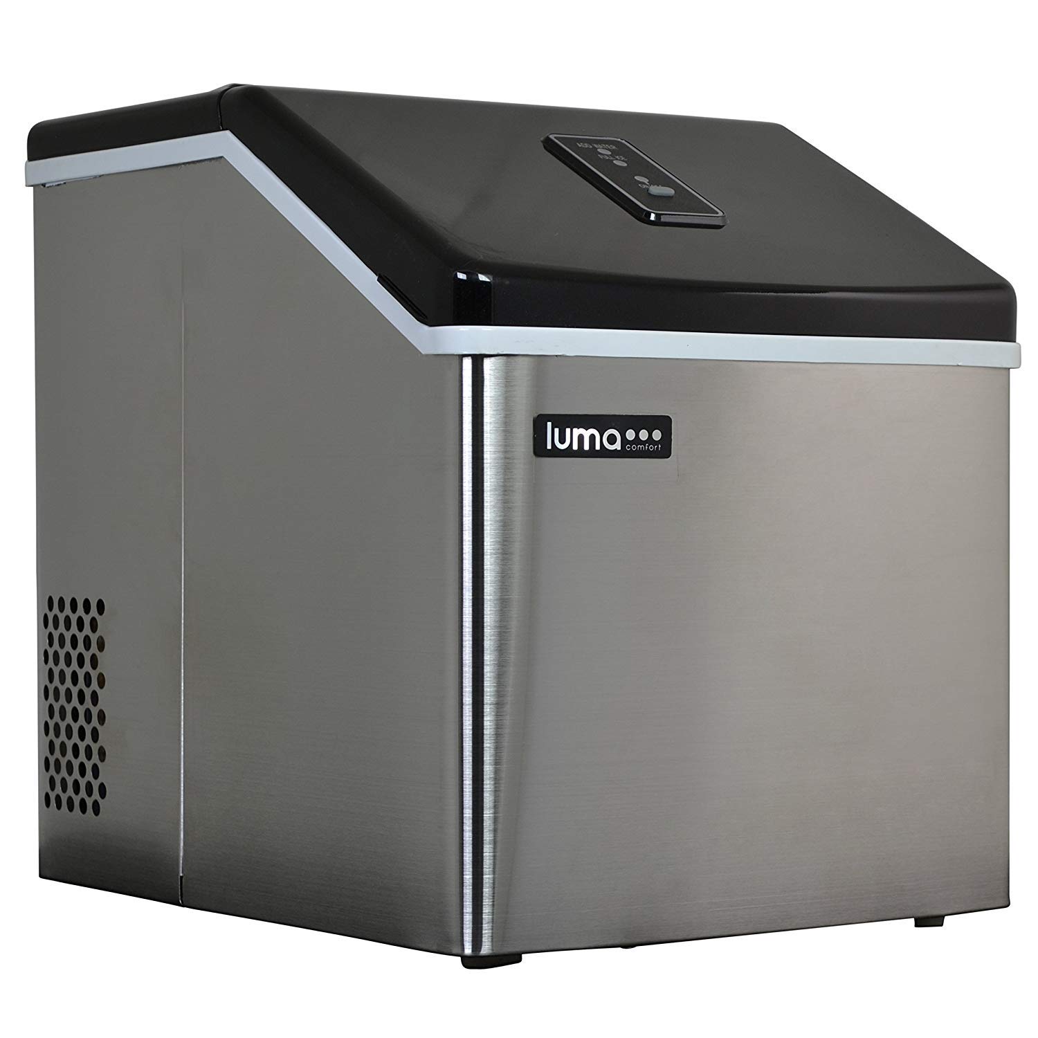 Luma Comfort Im200ss Portable Clear Ice Maker Stainless Steel