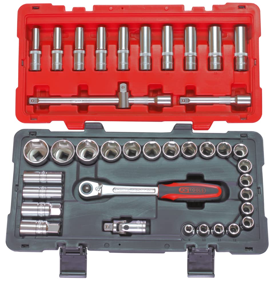 KS Tools 922.0639 Ultimate 39 Box of Sockets/Accessories 1/2 "