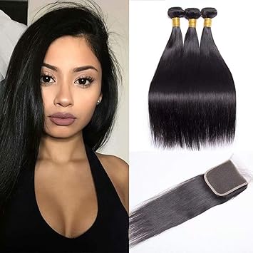 Amazon Com Maxine 10a Grade Brazilian Virgin Hair Straight Remy