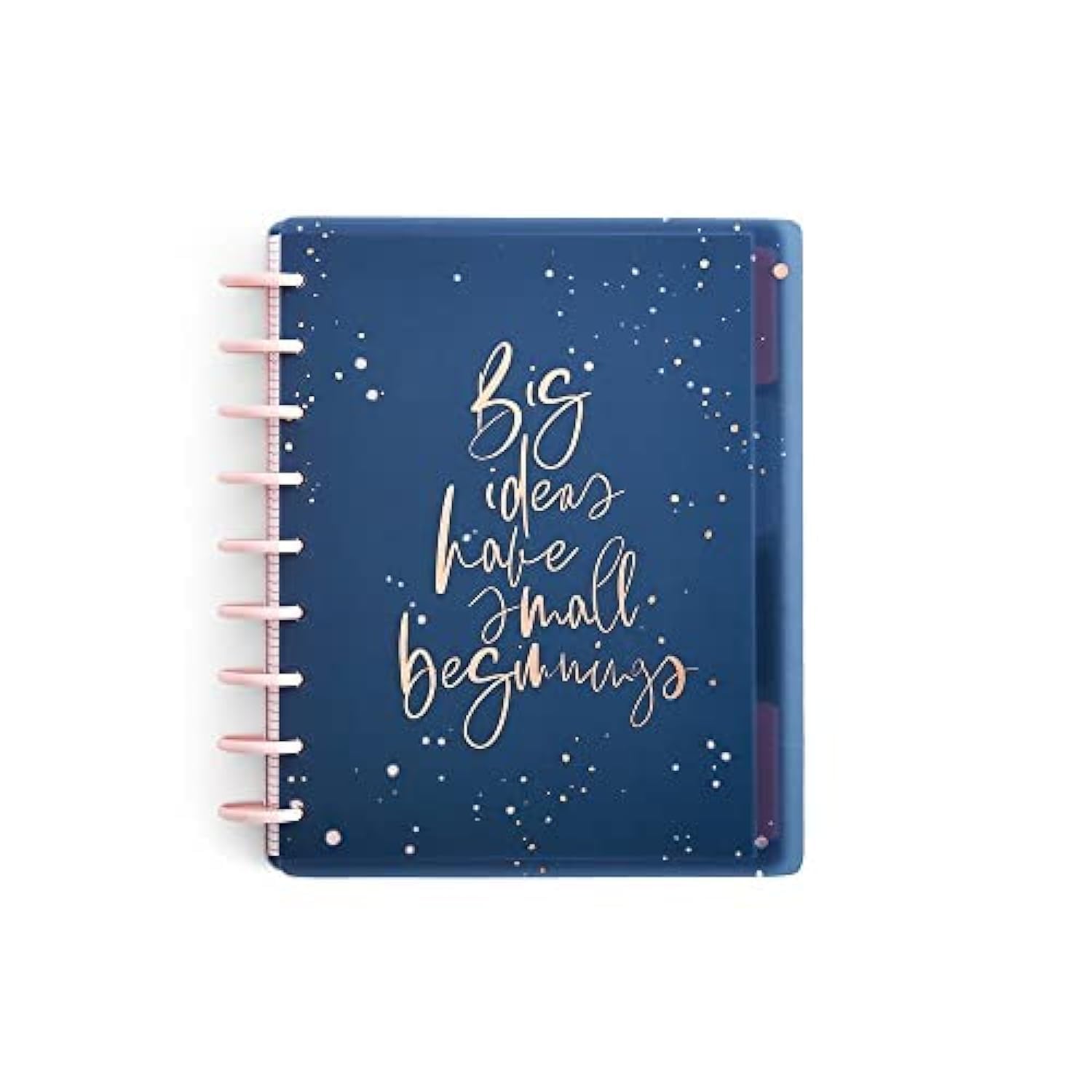 Happy Planner Plans + Notes 12-Month Undated Monthly Planner and Notebook Combined, Classic Size, 7 Inches by 9 1/4 Inches, Big Ideas Image
