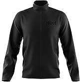 13FA Police Soft Shell Jacket - USA Patriotic Apparel - Poly & Spandex Blend for Odor Free & Moisture-Wicking Comfort