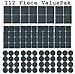 112 Piece Rubber Anti-Skid Pad Value Pack (Furniture and Floor Protectors) 112 pcs of assorted sizes