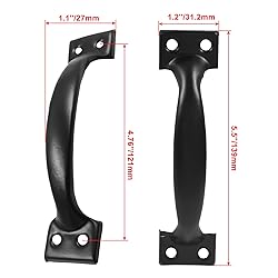 Zorveiio 4Pcs 6” Metal Door Handles Bow