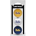 Team Golf NCAA Regulation Size Golf Balls, 3 Pack, Full Color Durable Team Imprint
