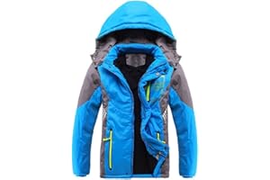 Vinmin Latest Boys Thicken Fleece Hooded Jacket Warm Quilted Coat Outdoor Cool Cute Fashion for Winter Autumn Spring