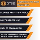 GTSE Blue Electrical Tape 19mm x 20m 3 Rolls BS EN 60454-2 PVC Insulation view 6